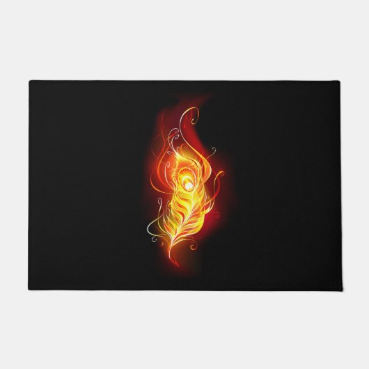 Vuur Pauwveer Deurmat (Voorkant)