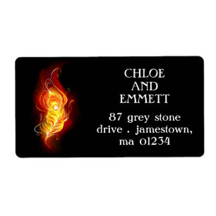 Vuur Pauwveer Etiket