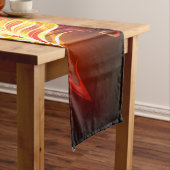 Vuur Pauwveer Lange Tafelloper (Voorbeeld)