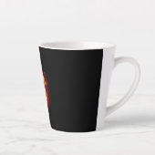 Vuur Pauwveer Latte Mok (Rechts)