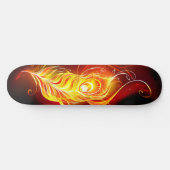 Vuur Pauwveer Persoonlijk Skateboard (Horizontaal)