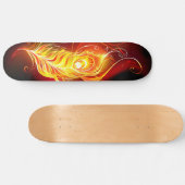 Vuur Pauwveer Persoonlijk Skateboard (Horizontaal)
