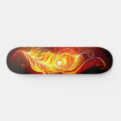 Vuur Pauwveer Persoonlijk Skateboard (Horizontaal)