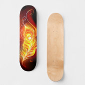 Vuur Pauwveer Persoonlijk Skateboard (Voorkant)