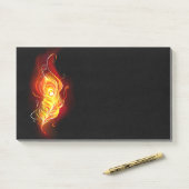 Vuur Pauwveer Post-it® Notes (Op bureau)