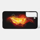 Vuur Pauwveer Samsung Galaxy Hoesje (Achterkant horizontaal)
