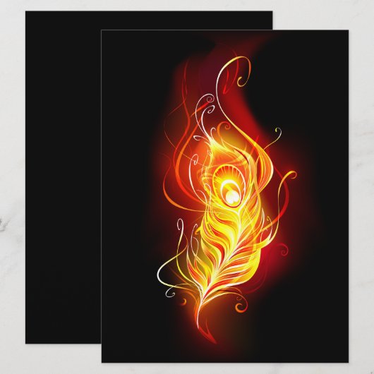 Vuur Pauwveer Save The Date (Voorkant / Achterkant)