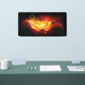 Vuur Pauwveer Spandoek (Beurs)