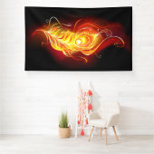 Vuur Pauwveer Spandoek (Insitu)