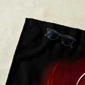 Vuur Pauwveer Strandlaken (In situ)