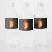 Vuur Pauwveer Waterfles Etiket (Flessen)