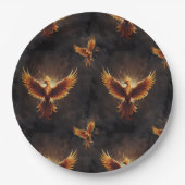 Vuur Phoenix Kussen Papieren Bordje (Voorkant)