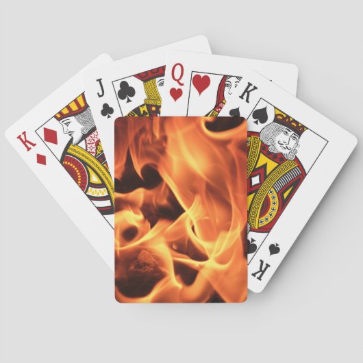Vuur Pokerkaarten (Achterkant)