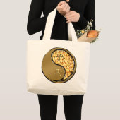 Vuur Rat Grote Tote Bag (Voorkant (product))