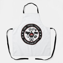 Vuur Rook Smaak BBQ Grill Embleem