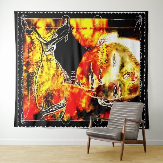 Vuur Snoep 01 Wandkleed (In Situ (horizontaal))