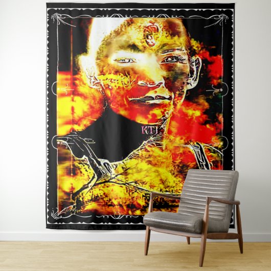 Vuur Snoep 01 Wandkleed (In situ)