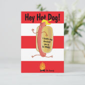 Vuur Springen Hot Kinder School Valentijnsdag Kaar Bedankkaart (Staand voorkant)