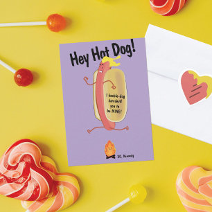 Vuur Springen Hot Kinder School Valentijnsdag Kaar Bedankkaart