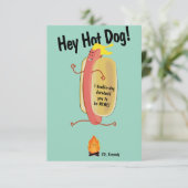 Vuur Springen Hot Kinder School Valentijnsdag Kaar Bedankkaart (Staand voorkant)