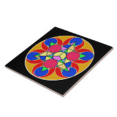 Vuur Ster Tegeltje (Zijkant)