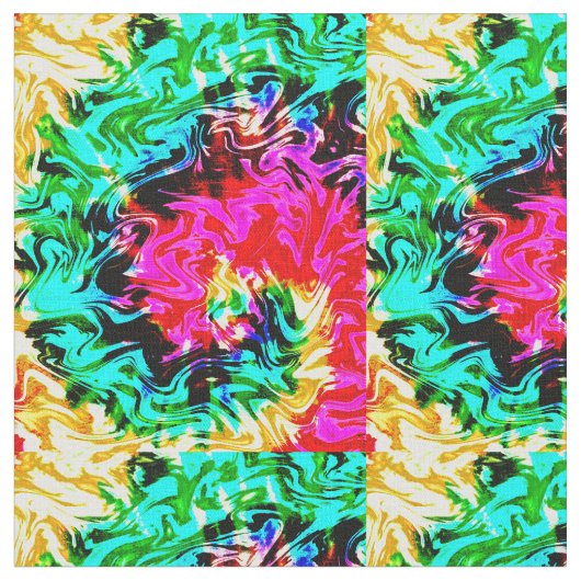 Vuur Storm Tie Dye, Stof (Close Up)