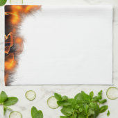 Vuur! Theedoek (Gevouwen)