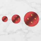 Vuur Tijger Confetti (Achterkanten)