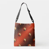 Vuur Tijger Crossbody Tas (Achterkant)