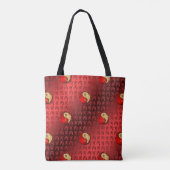 Vuur Tijger Tote Bag (Achterkant)