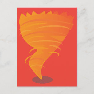 Vuur Tornado Briefkaart