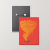 Vuur Tornado Button (Voorkant / Achterkant)