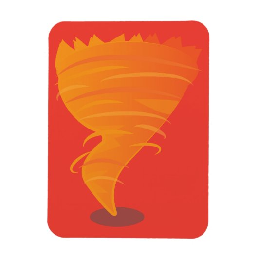 Vuur Tornado Magneet (Verticaal)