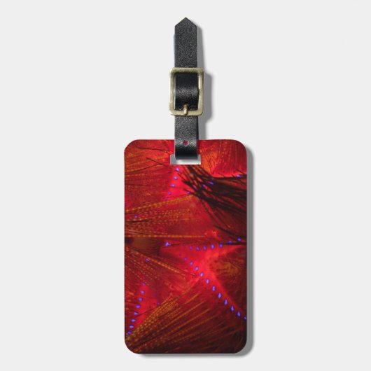 Vuur Urchin Bagage Label (Voorkant verticaal)