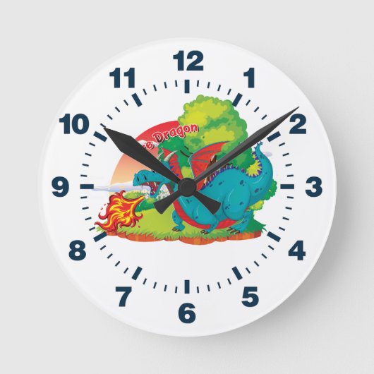 Vuur van de draak van de klok (Voorkant)