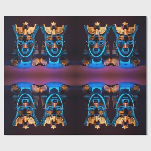 Vuur van de goden cadeaupapier (Vlak)