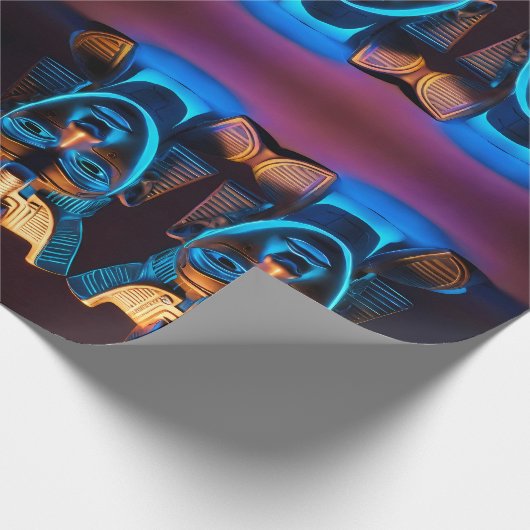 Vuur van de goden cadeaupapier (Hoek)