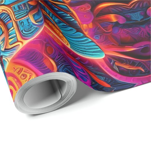 Vuur van de goden cadeaupapier (Rol Hoek)