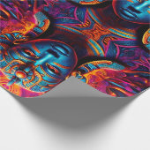 Vuur van de goden cadeaupapier (Hoek)