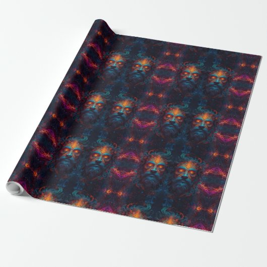 Vuur van de goden. cadeaupapier (Uitgerold)