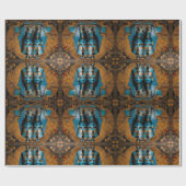 Vuur van de goden cadeaupapier (Vlak)