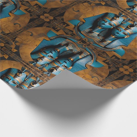 Vuur van de goden cadeaupapier (Hoek)