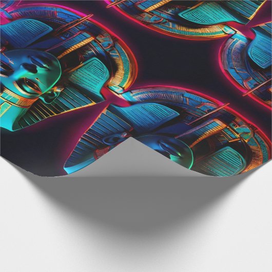 Vuur van de goden cadeaupapier (Hoek)