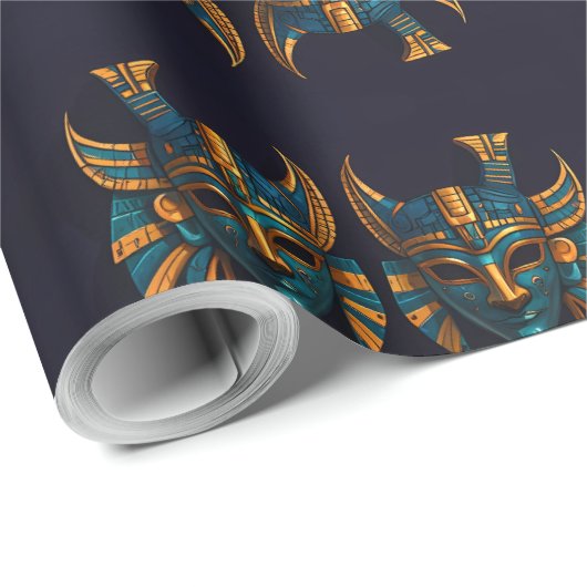 Vuur van de Goden Gift Label Cadeaupapier (Rol Hoek)