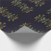 Vuur van de Goden Gift Label Cadeaupapier (Hoek)