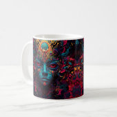 Vuur van de Goden Gift Label Koffiemok (Voorkant links)