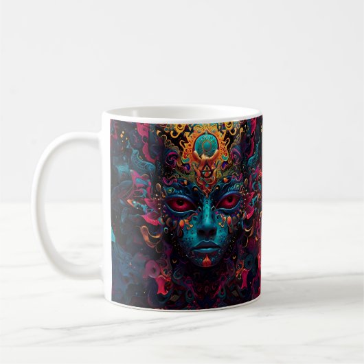 Vuur van de Goden Gift Label Koffiemok (Links)