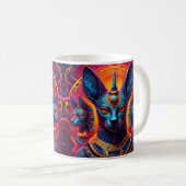 Vuur van de Goden Gift Label Koffiemok (Voorkant rechts)