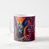 Vuur van de Goden Gift Label Koffiemok (Voorkant links)