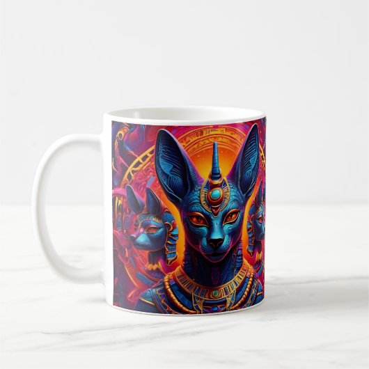 Vuur van de Goden Gift Label Koffiemok (Links)